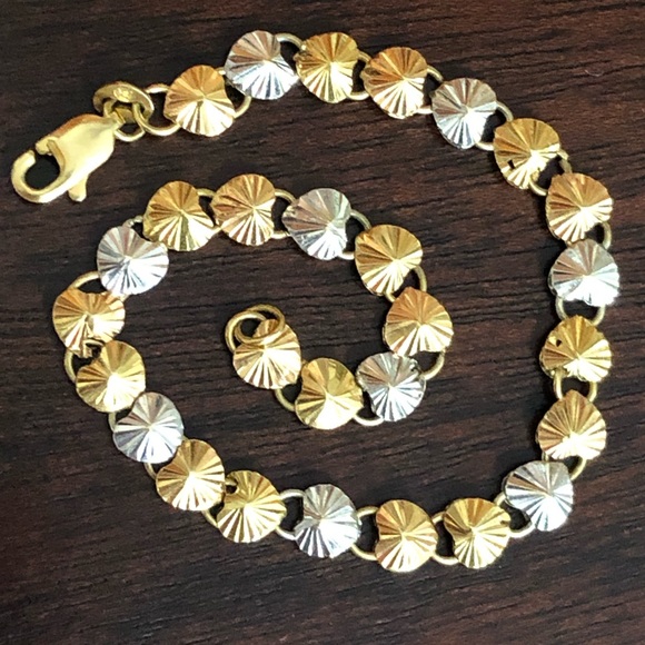 🌸18K TRICOLOR BRACELET🌸 - Picture 1 of 8